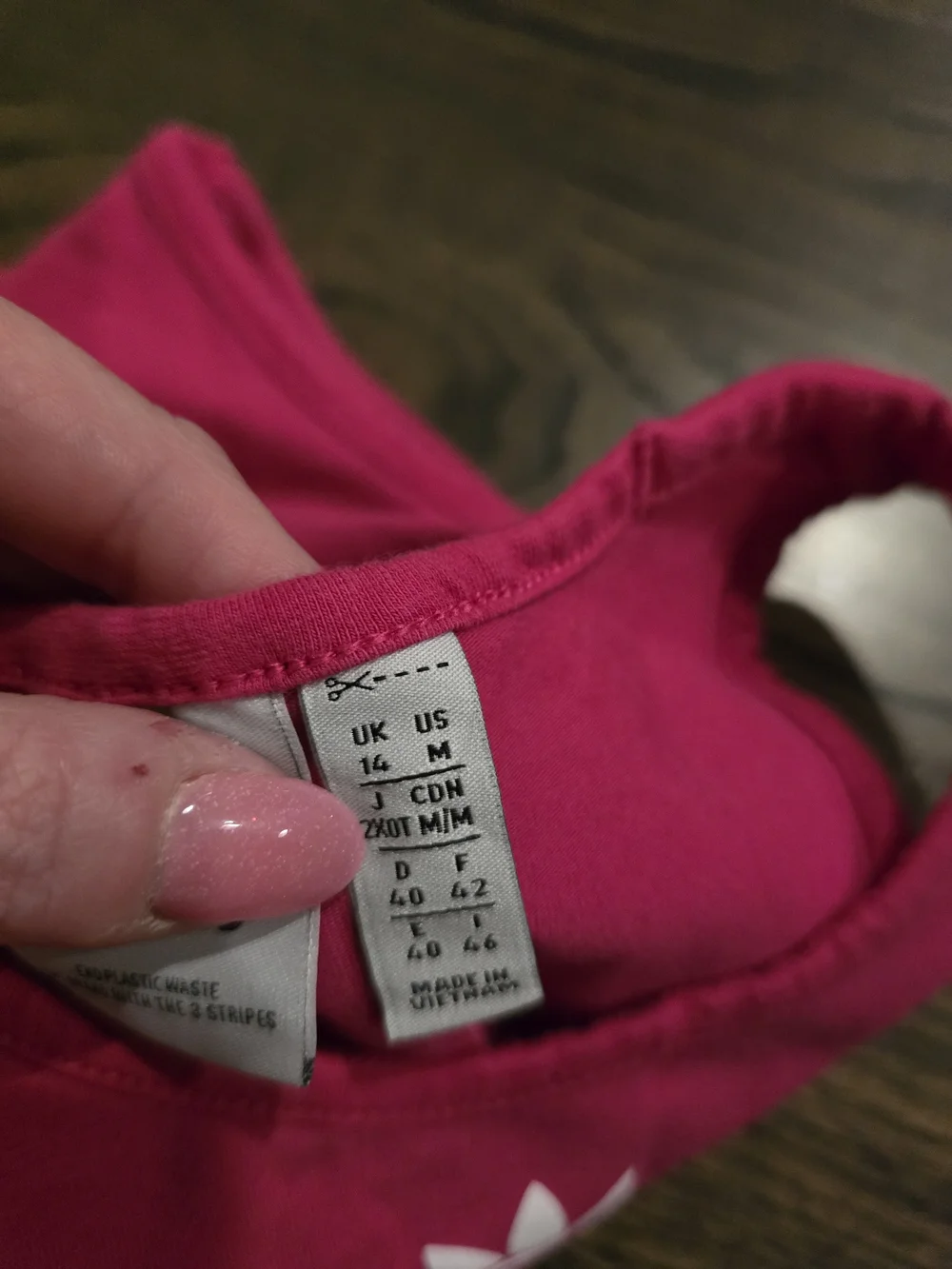 Adidas Pink Bodycon Tank Dress, Medium - Picture 5 of 5